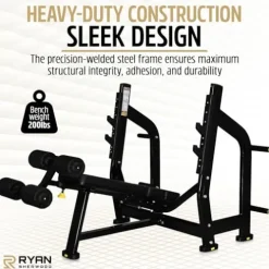 RYAN SHERWOOD Olympic Decline Bench Press Black