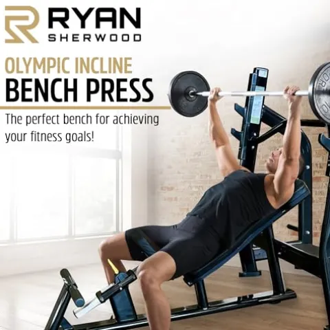 RYAN SHERWOOD Olympic INCLINE BENCH PRESS Black