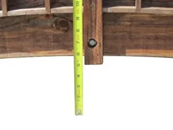 SamsGazebos 7 ft Trellis Garden Bridge with 4 Trellis Posts Brown