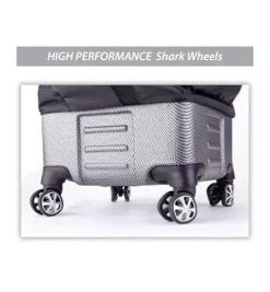 Samsonite Golf Travel Cover with Shark Wheels Blue