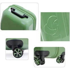 Samsonite Primo Deluxe Hard Sided Golf Travel Cover Alpine Green