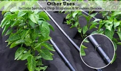 Sandbaggy 9 Inch Extra Long Landscape Staples (11 Gauge) – Heavy Duty Fabric Pins for Garden & Lawn – 10,000 Count