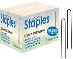 Sandbaggy 12 Inch Extra Long Landscape Staples Heavy Duty (10000 Count)