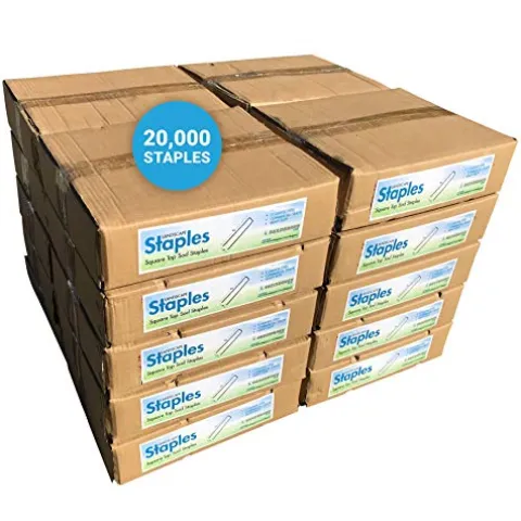 Sandbaggy 20,000-Count Rust-Free 6-Inch Galvanized Landscape Staples