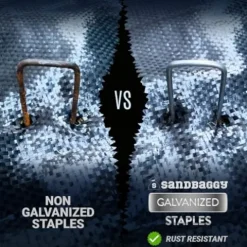 Sandbaggy 20,000-Count Rust-Free 6-Inch Galvanized Landscape Staples