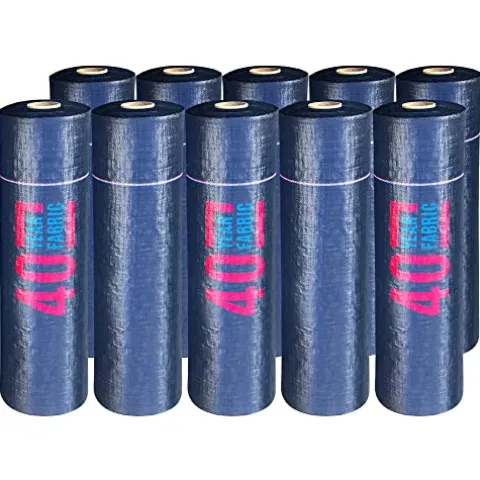 Sandbaggy Landscape Fabric | 40 Year Weed Mat & Ground Cover | 3 ft x 500 ft – 10 Rolls Blue