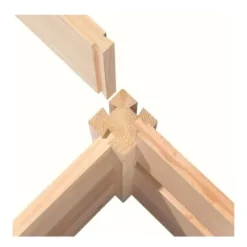 Saranya Rustic Cedar Raised Bed Planter Box Natural Wood 96″ L x 48″ W x 14″ H