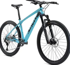 SAVADECK Carbon Fiber Mountain Bike 27.5×17 Black Blue