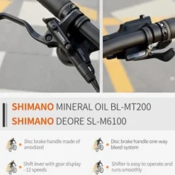 SAVADECK Carbon Fiber Mountain Bike 27.5×17 Black Blue