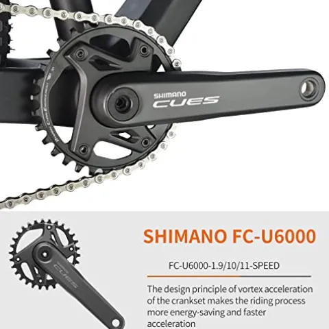 SAVADECK Carbon Fiber Mountain Bike Black