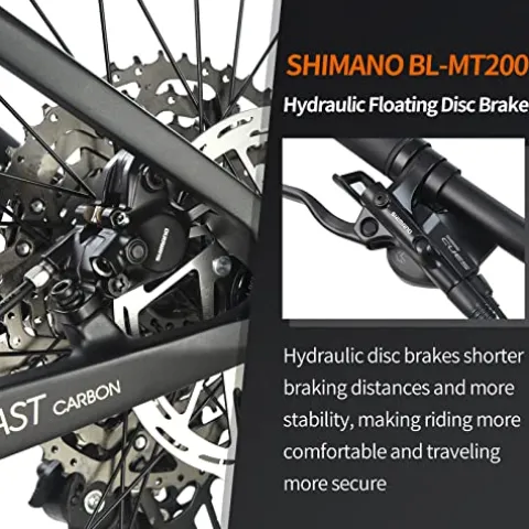 SAVADECK Carbon Fiber Mountain Bike Black