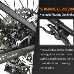 SAVADECK Carbon Fiber Mountain Bike Shimano 11-Speed White