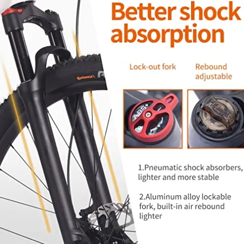 SAVADECK Carbon Fiber Mountain Bike White