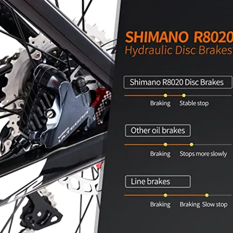 SAVADECK Carbon Fiber Road Bike ULTEGRA R8000 R8020 Disc Brake Thru Axle System Black White