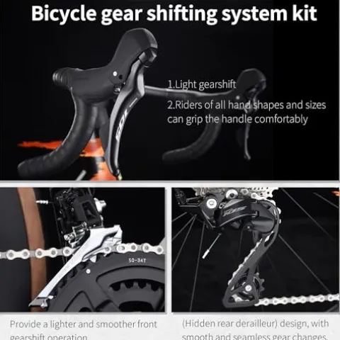 SAVADECK Carbon Fibre Road Bike Aurora-Green