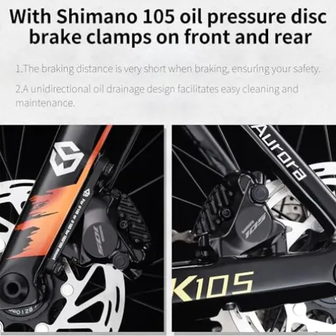 SAVADECK Carbon Fibre Road Bike Aurora-Green