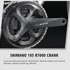 SAVADECK Carbon Road Bike HERD6.0 T800 Carbon Fiber 700C with Shimano 105 22 Speed Groupset Red White