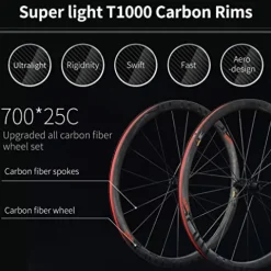 SAVADECK Carbon Road Bike Ultegra Di2 8170 Groupset Black Red