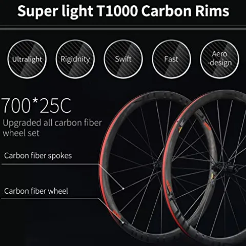 SAVADECK Carbon Road Bike Ultegra Di2 8170 Groupset Black Red