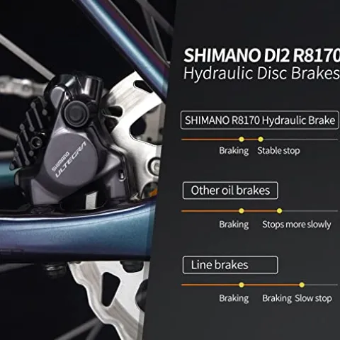 SAVADECK Carbon Road Bike Ultegra Di2 8170 Groupset Black Red