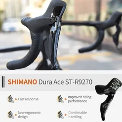 SAVADECK Carbon Road Bike with Shimano Ultegra Di2 9270 Electric Groupset Black Purple