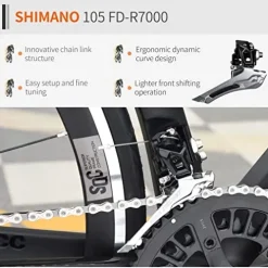 SAVADECK Carbon Road Bike White