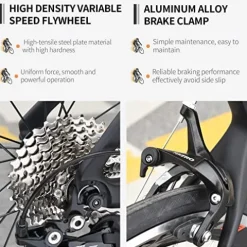 SAVADECK Carbon Road Bike White