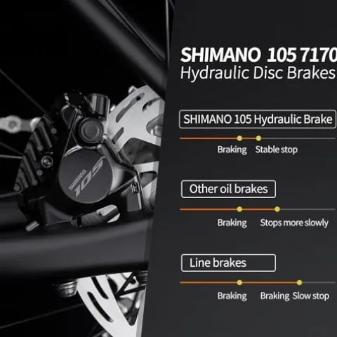 SAVADECK Carbon Road Bike Lightweight 24-Speed Black