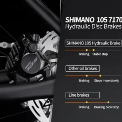 SAVADECK Carbon Road Bike Lightweight 24-Speed Shifting Road Bicycle White