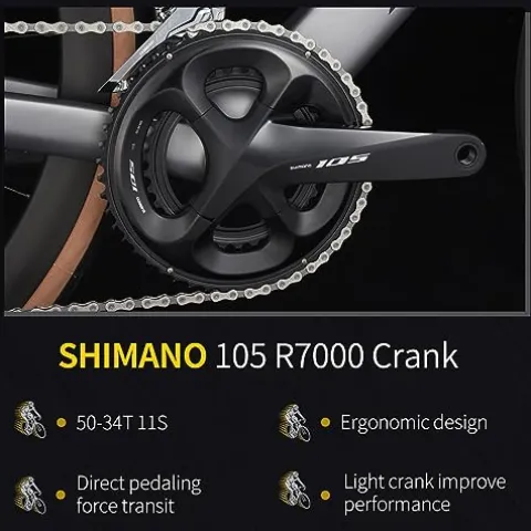 SAVADECK Carbon Road Bike Grey