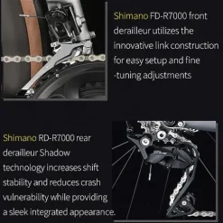 SAVADECK Carbon Road Bike T800 700C 105 R7000 22 Speed Grey