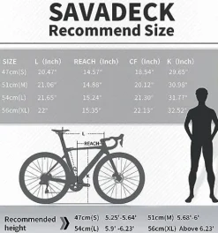 SAVADECK Carbon Road Bike T800 700C 105 R7000 22 Speed Grey