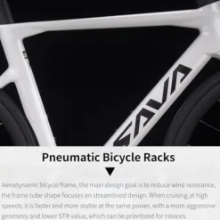 SAVADECK Carbon Siber Road Bike 24-Speed Shimano Ultegra Di2 8170 Black 54cm