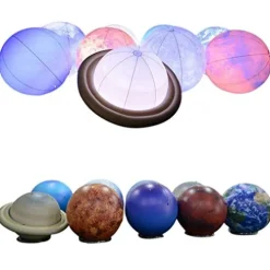 SAYOK Inflatable Solar System Planet Balloons Set with Air Pump 11 Balloons