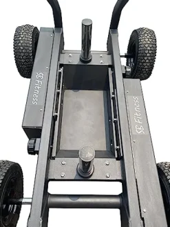 SB Fitness Equipment SuperSled with 8 Levels of Resistance and 50 lbs. Weight Plates