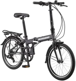 Schwinn Adapt U Folding Bike 20-Inch Wheels 7-Speed Steel Blue