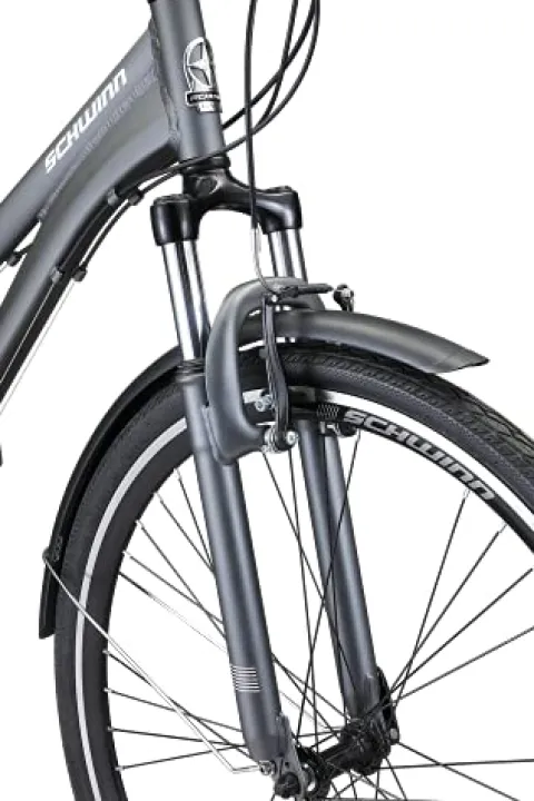 Schwinn Discover 2 Adult Hybrid Bike 700c 21-Speeds Matte Grey