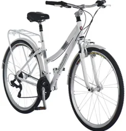 Schwinn Discover Hybrid Bike 21-Speed 28-Inch White