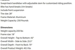 Schwinn Discover Hybrid Bike 21-Speed 28-Inch White