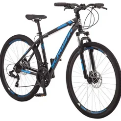 Schwinn GTX 2.0 Comfort Adult Hybrid Bike 700c Black/Blue