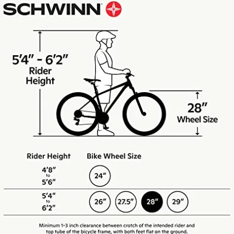 Schwinn GTX 2.0 Comfort Adult Hybrid Bike 700c Black/Blue