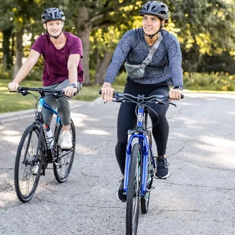 Schwinn GTX 4.0 Comfort Adult Hybrid Bike Blue