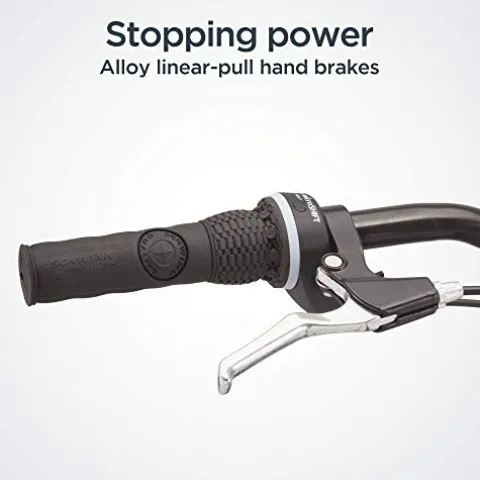 Schwinn GTX 1.0 Comfort Hybrid Bike for Men and Women 700c Grey