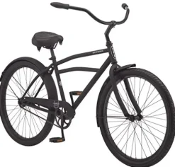 Schwinn Huron Adult Beach Cruiser Bike 26-Inch Black