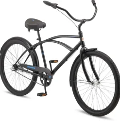 Schwinn Huron Adult Beach Cruiser Bike 26-Inch Black