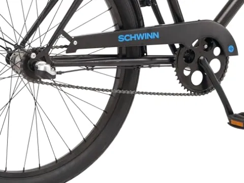 Schwinn Huron Adult Beach Cruiser Bike 26-Inch Black