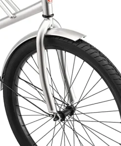 Schwinn Huron Adult Beach Cruiser Bike 26-Inch Silver