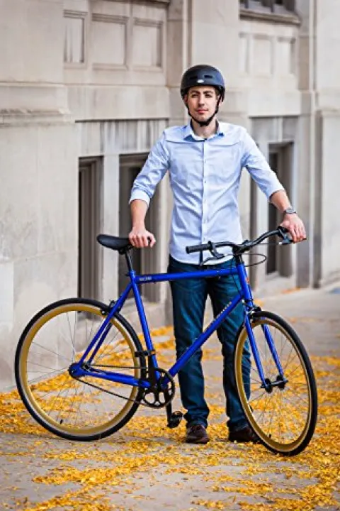 Schwinn Kedzie Single-Speed Fixie Road Bike Blue