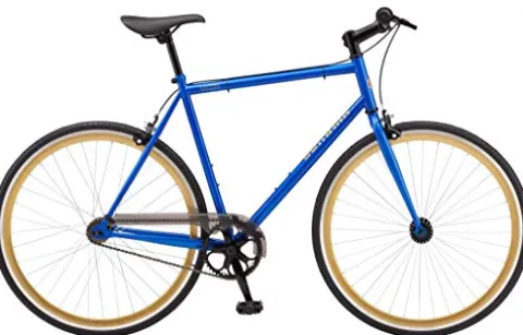 Schwinn Kedzie Single-Speed Fixie Road Bike Blue