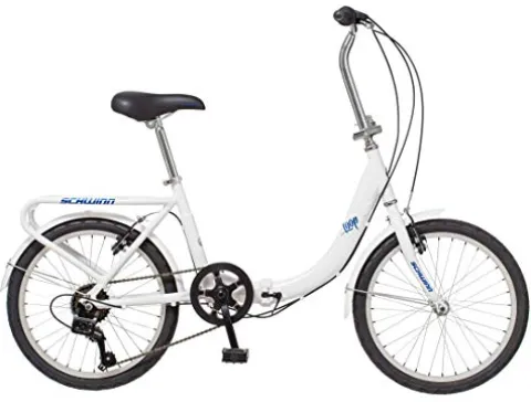 Schwinn Loop Adult Folding Bike White